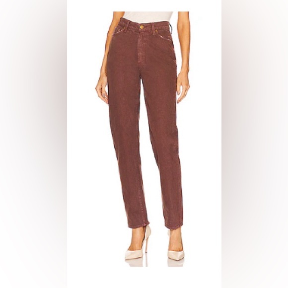 NWOT MOTHER SNACKS jeans size 27 French Roast wash - Picture 2 of 11